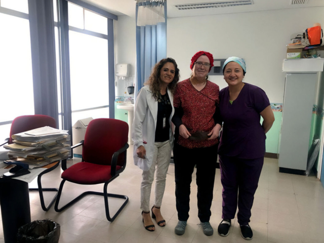 Imagen 11. Colaboradoras: Dra. Claudia Guevara (Oncología) y Dra. Lena Sarahí Cano (Oncología). Hospital Infantil de Tlaxcala.